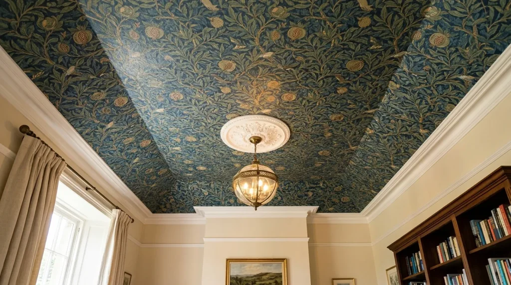7 Things to Know Before You Wallpaper the Ceiling