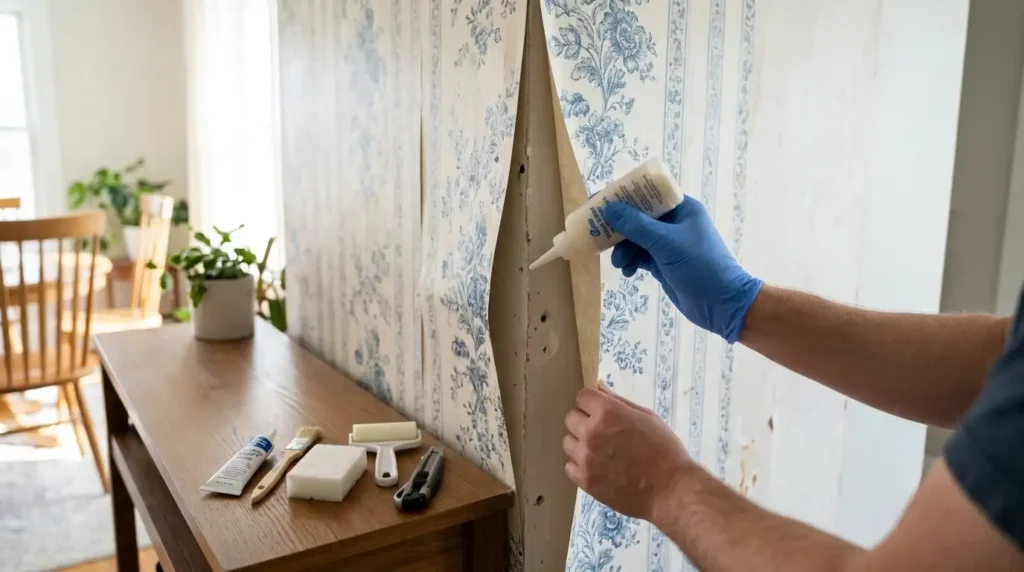 How To Repair Damaged Wallpaper?