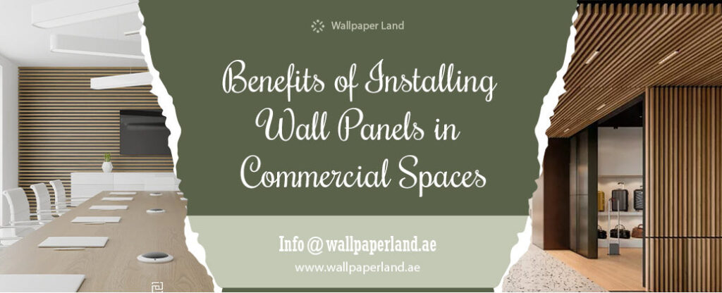 installing wall panels in commercial places