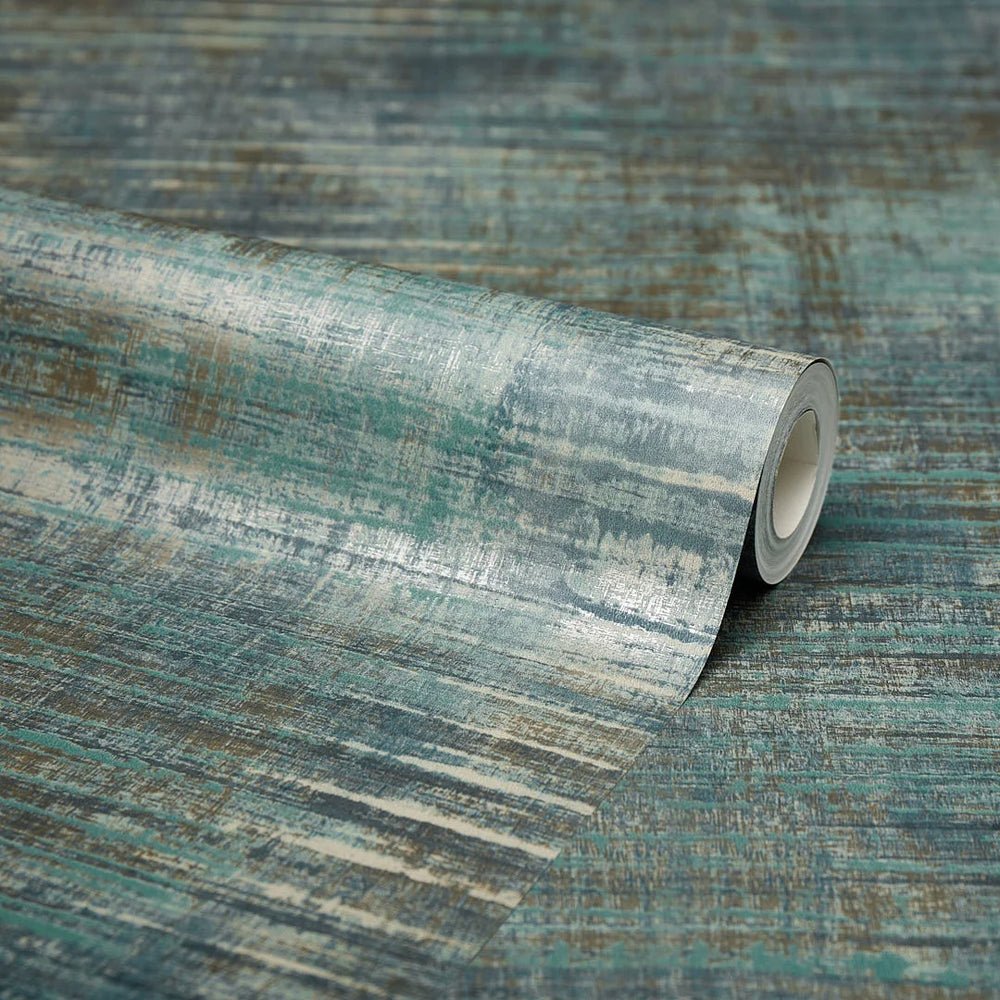 Midtown Wallpaper in Green - Image 4