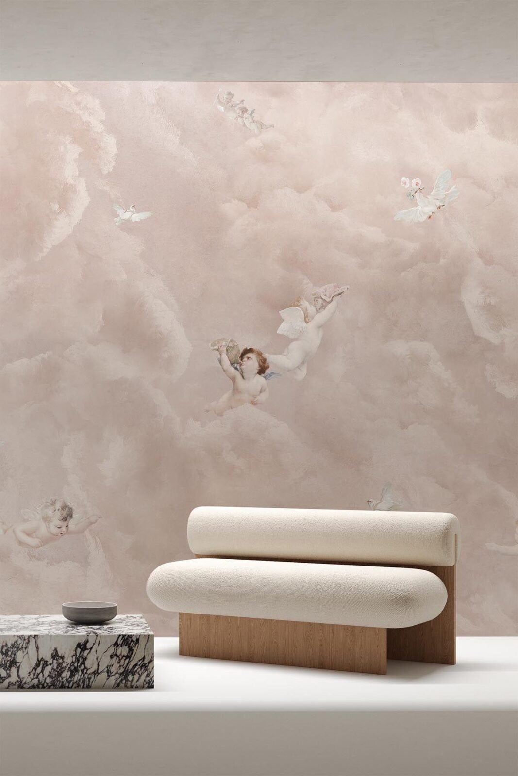Cherub Clouds Soft Pink - Image 3