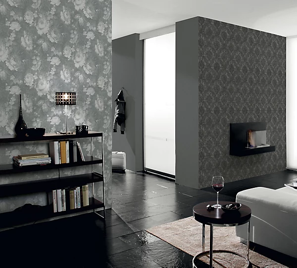 Dark Baroque Vintage Design Wallpaper elegant dark interior décor