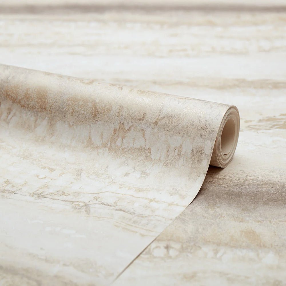 Elissia Marble Wallpaper in Cream - Image 5