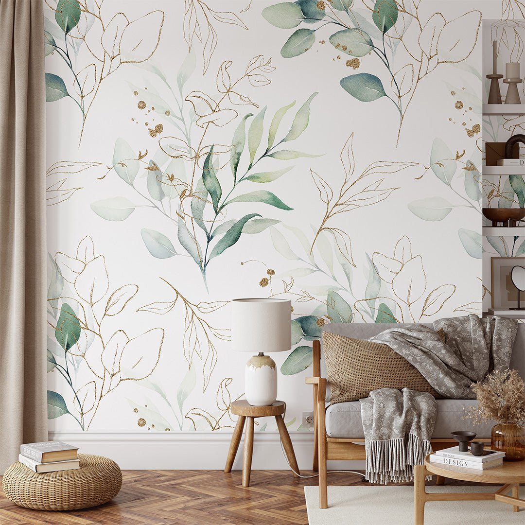 Eucalyptus Leaves Botanical Wallpaper CC227 - Image 3
