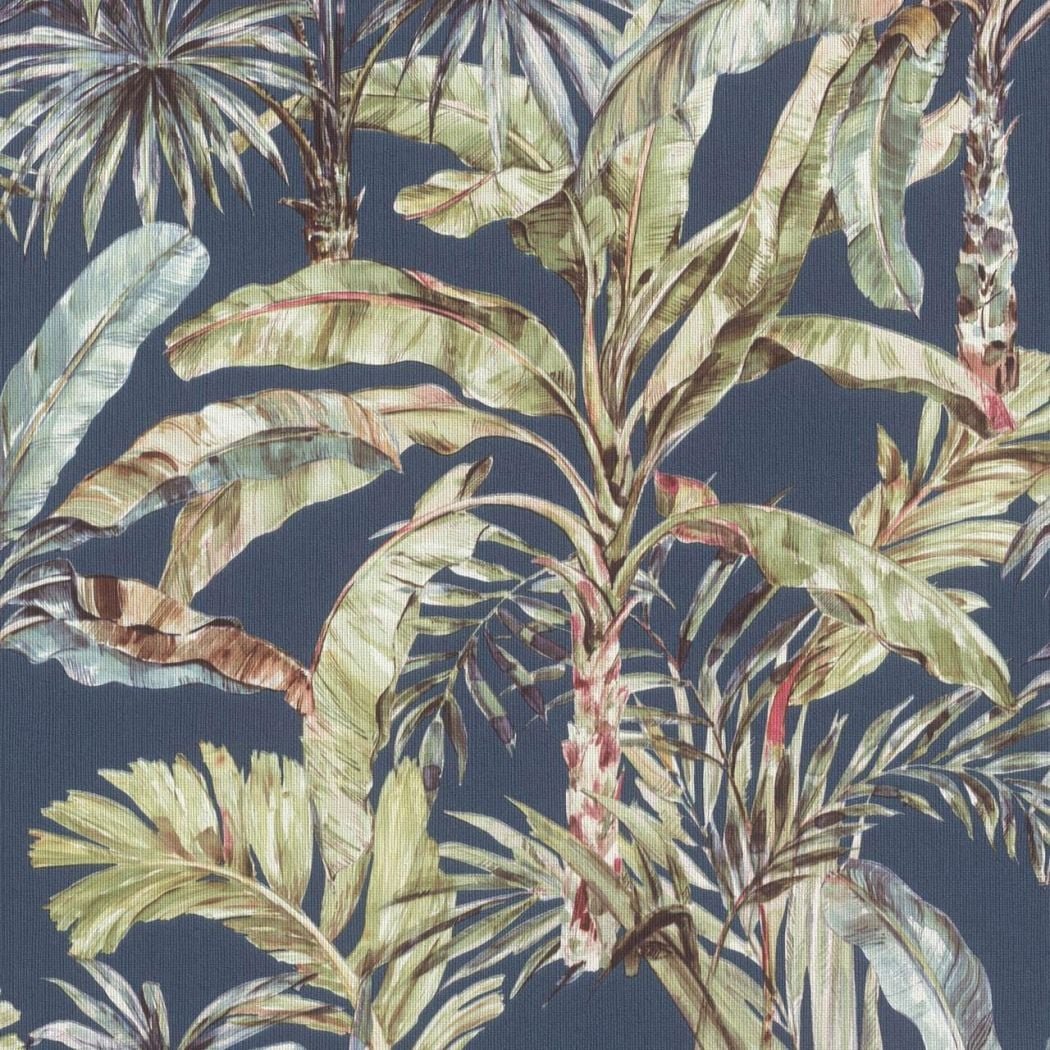 Florentine Navy Wallpaper - Image 2