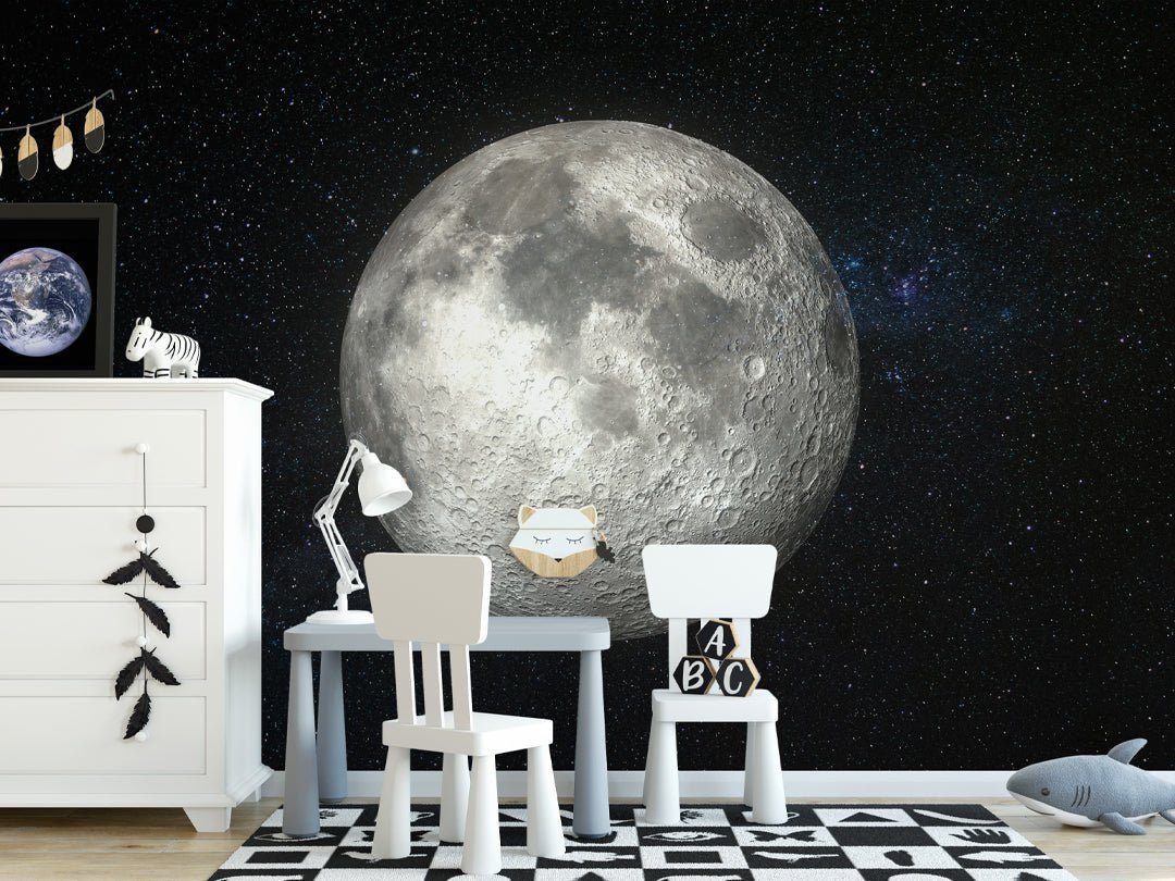 Full Moon in Galaxy Glow - Image 4
