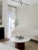 Harlow Champagne Curved Contours Wallpaper - Image 4