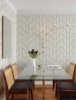 Harlow Champagne Curved Contours Wallpaper - Image 5