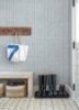 Simon Blue Woven Texture Wallpaper - Image 3