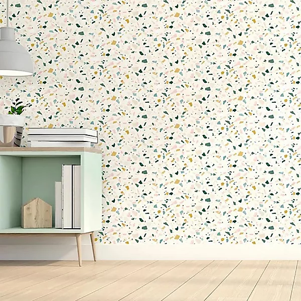 Terazzo Multicoloured Stone Fleck Wallpaper - Image 3