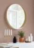 Terracotta Poplin Peel and Stick Wallpaper - Image 3