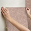Terracotta Poplin Peel and Stick Wallpaper - Image 5