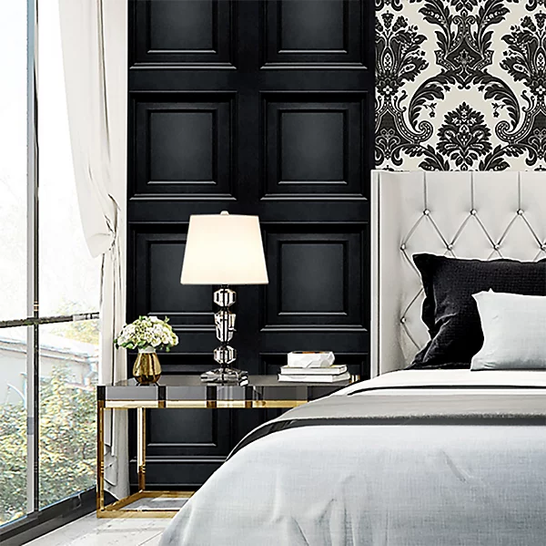 Belgravia Amara Panel Heavyweight Textured Vinyl Wallpaper - Image 2