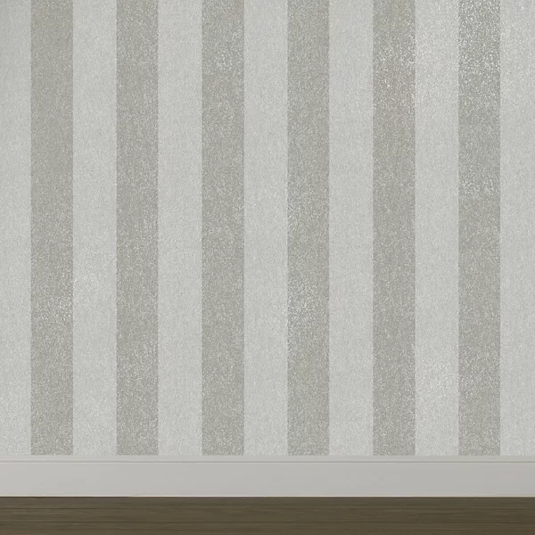 Claydon Grey Striped Glitter effect Classic Textured Wallpaper - Image 4