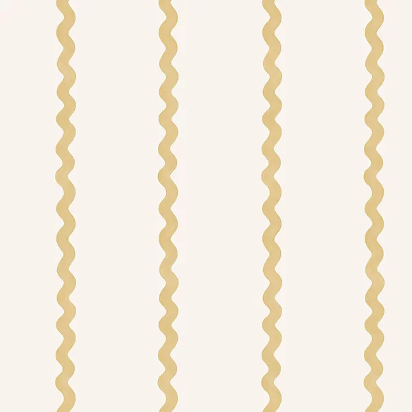 Do the Wiggle Stripe Wallpaper Ochre Holden - Image 4