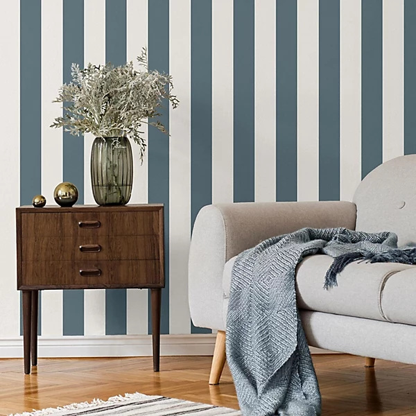 Fine Decor Juliette Textured Vinyl Classic Stripe - Image 2