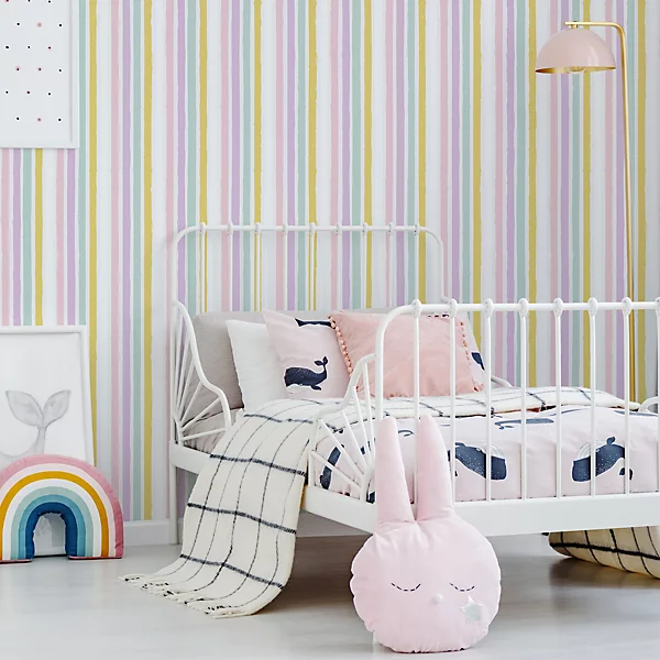 Good Home Multi Striped Wallpaper - Image 5