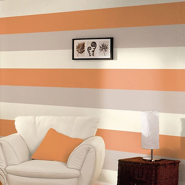 Stripe Wallpaper - Orange - Image 4