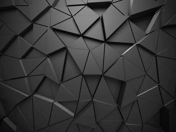 Graphite triangles - Wall mural - Image 2