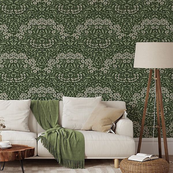 World of Wallpaper Botanical Damask Wallpaper - Image 4