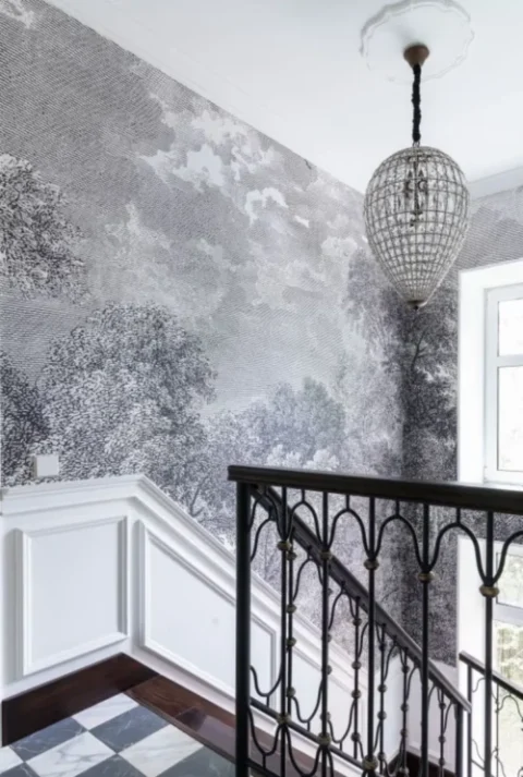Staircase wallpaper Dubai