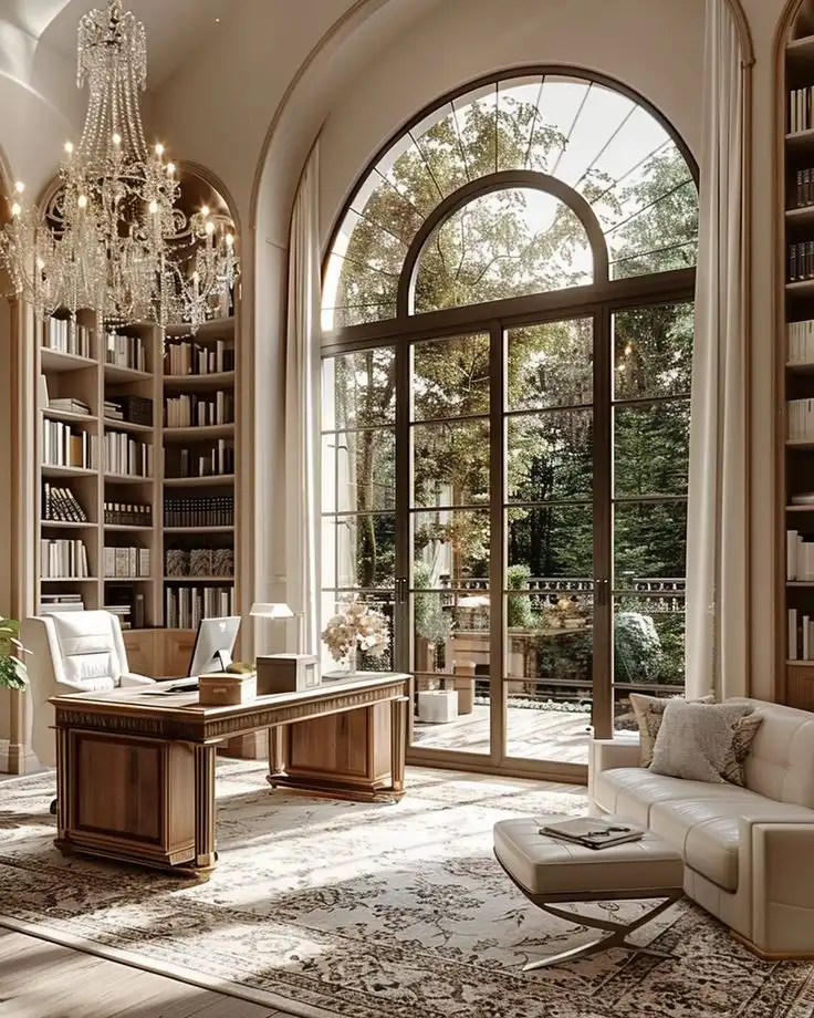 Island Villa Study & Library — Jumeirah Bay Island